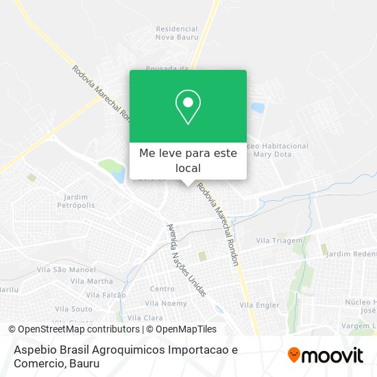 Aspebio Brasil Agroquimicos Importacao e Comercio mapa