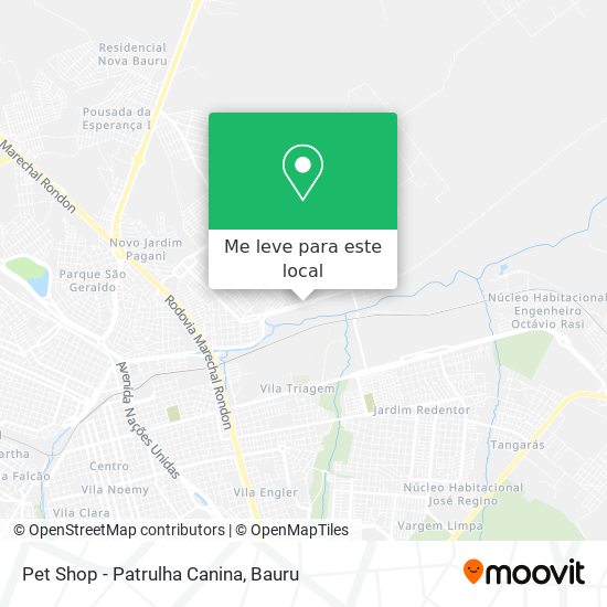 Pet Shop - Patrulha Canina mapa