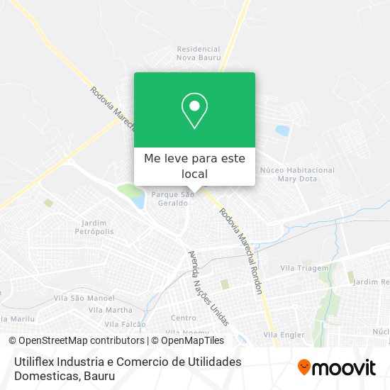 Utiliflex Industria e Comercio de Utilidades Domesticas mapa