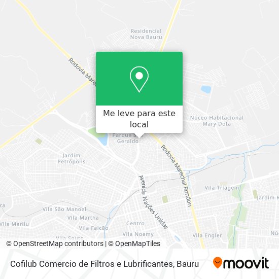 Cofilub Comercio de Filtros e Lubrificantes mapa