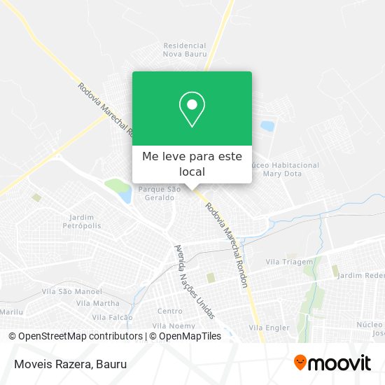 Moveis Razera mapa
