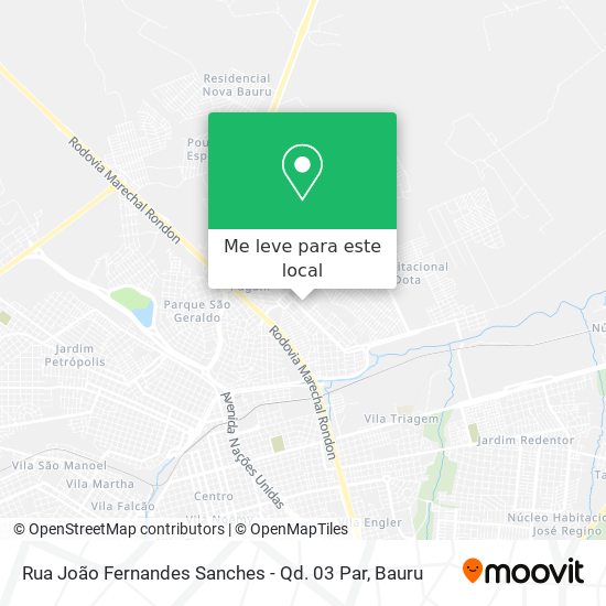 Rua João Fernandes Sanches - Qd. 03 Par mapa