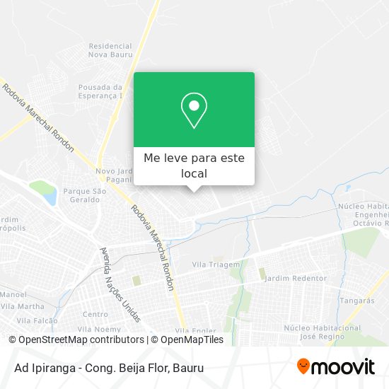 Ad Ipiranga - Cong. Beija Flor mapa