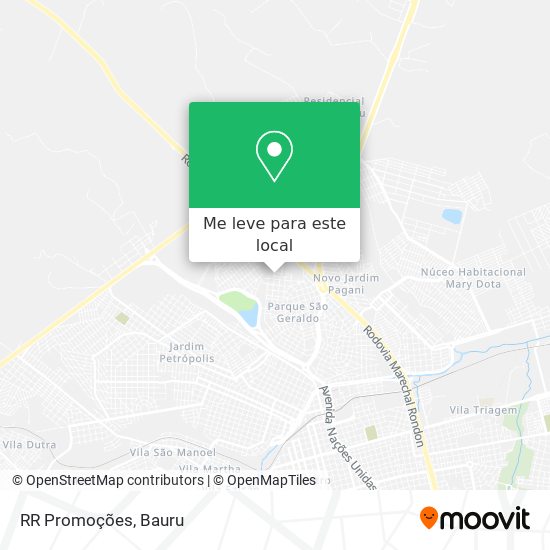 RR Promoções mapa