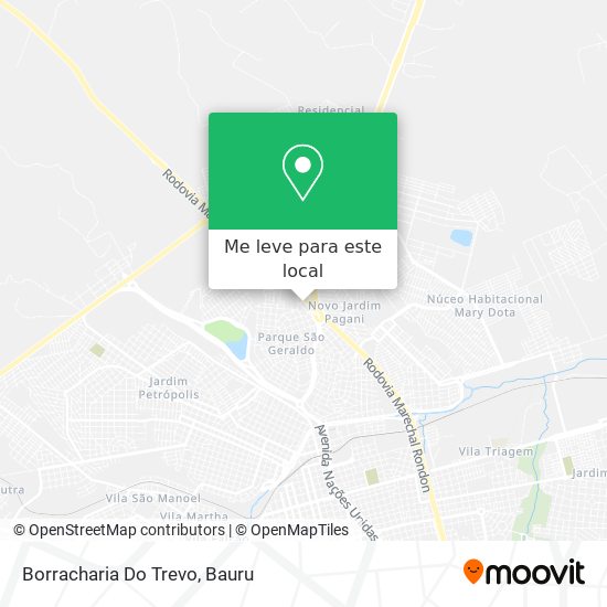 Borracharia Do Trevo mapa