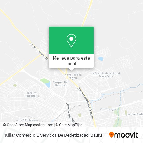 Killar Comercio E Servicos De Dedetizacao mapa