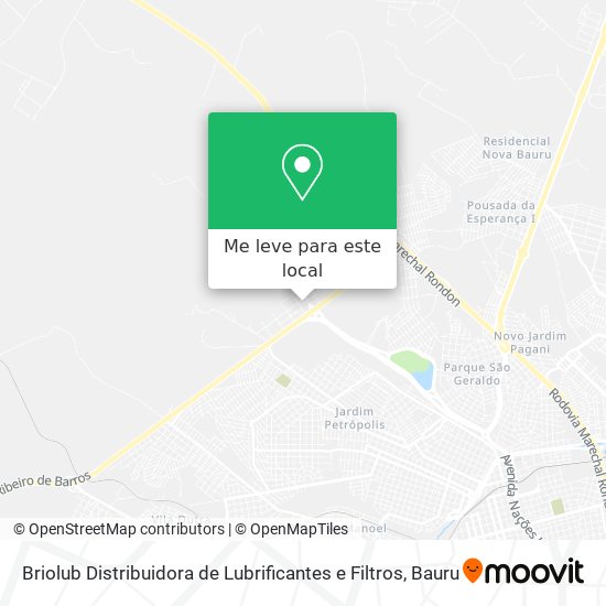 Briolub Distribuidora de Lubrificantes e Filtros mapa