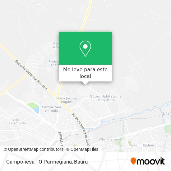 Camponesa - O Parmegiana mapa