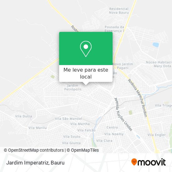 Jardim Imperatriz mapa