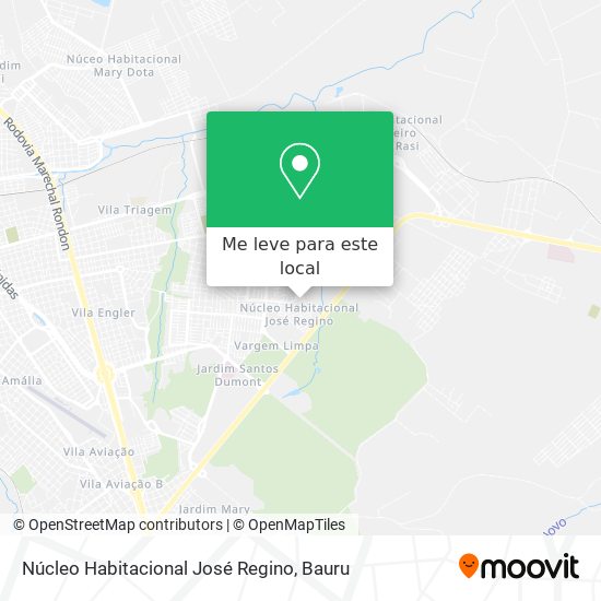 Núcleo Habitacional José Regino mapa