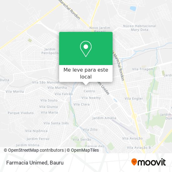 Farmacia Unimed mapa