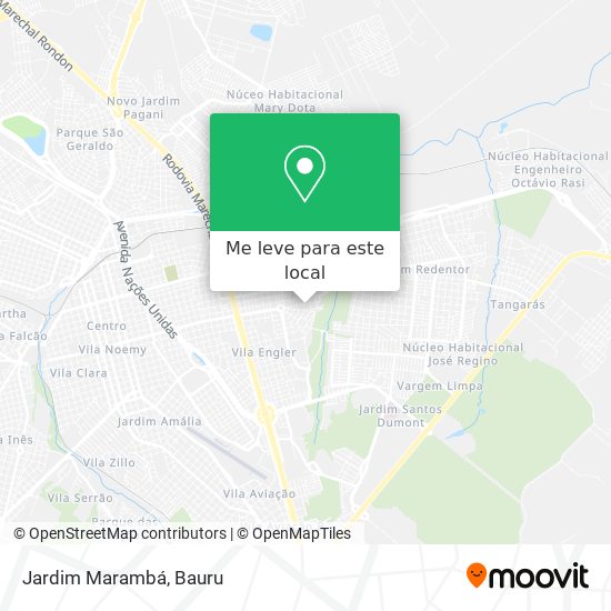 Jardim Marambá mapa