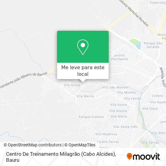 Centro De Treinamento Milagrão (Cabo Alcides) mapa