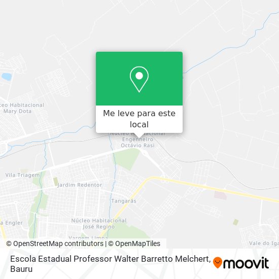 Escola Estadual Professor Walter Barretto Melchert mapa