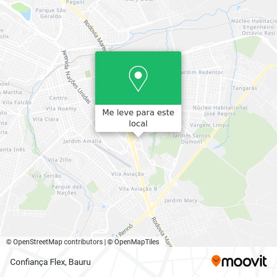 Confiança Flex mapa