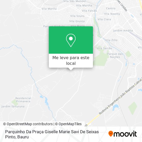 Parquinho Da Praça Giselle Marie Savi De Seixas Pinto mapa