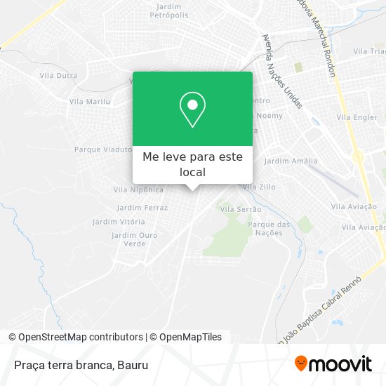 Praça terra branca mapa