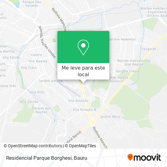 Residencial Parque Borghesi mapa