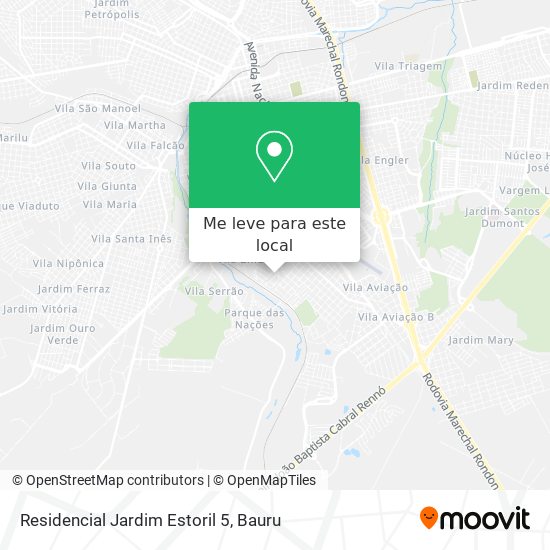 Residencial Jardim Estoril 5 mapa