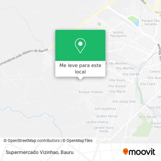 Supermercado Vizinhao mapa