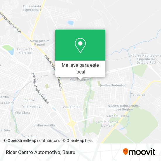 Ricar Centro Automotivo mapa