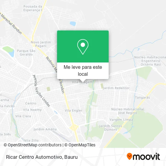 Ricar Centro Automotivo mapa