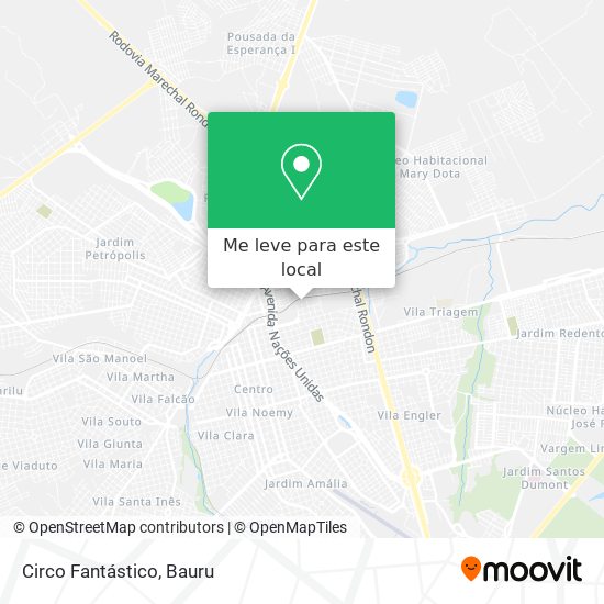 Circo Fantástico mapa