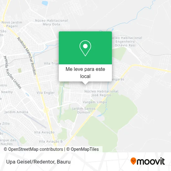 Upa Geisel/Redentor mapa