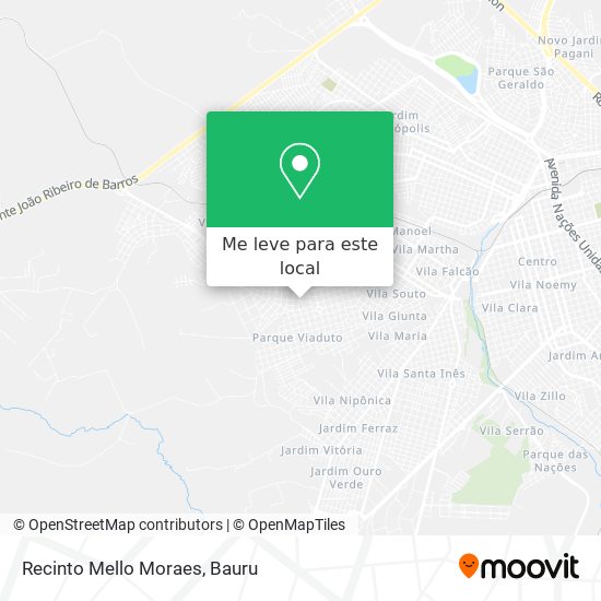 Recinto Mello Moraes mapa