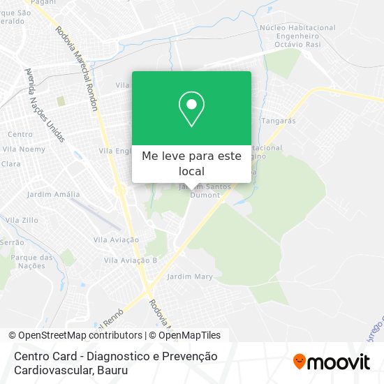 Centro Card - Diagnostico e Prevenção Cardiovascular mapa