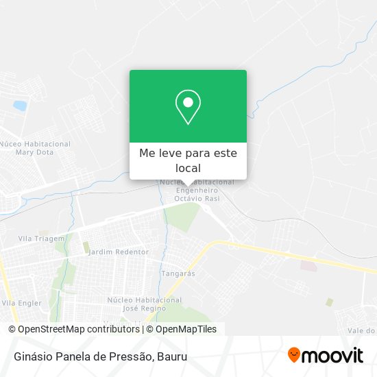 Ginásio Panela de Pressão mapa