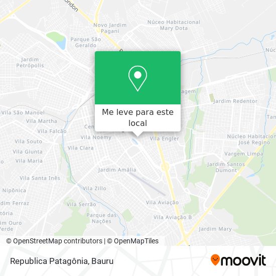 Republica Patagônia mapa