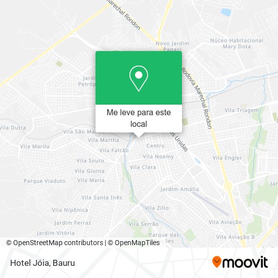 Hotel Jóia mapa