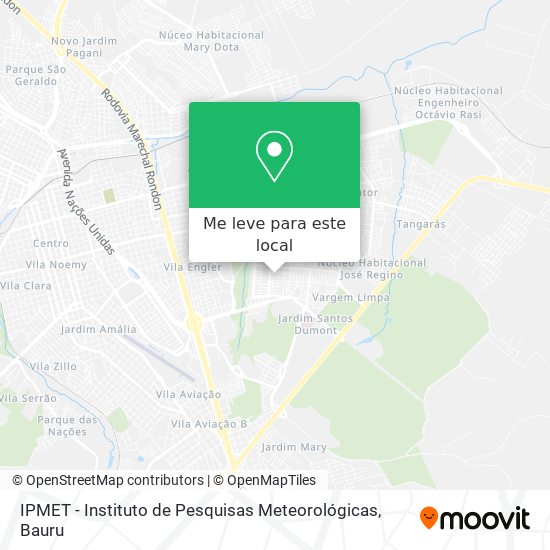 IPMET - Instituto de Pesquisas Meteorológicas mapa