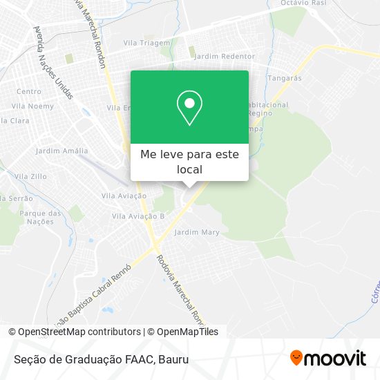 Seção de Graduação FAAC mapa