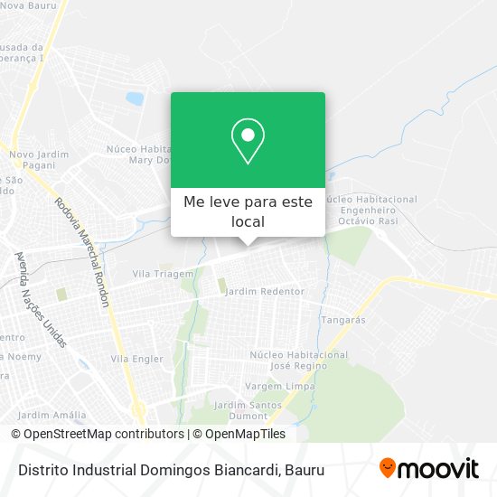 Distrito Industrial Domingos Biancardi mapa