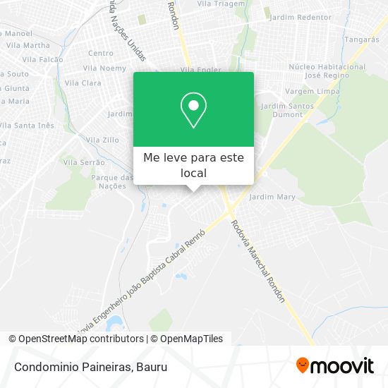 Condominio Paineiras mapa