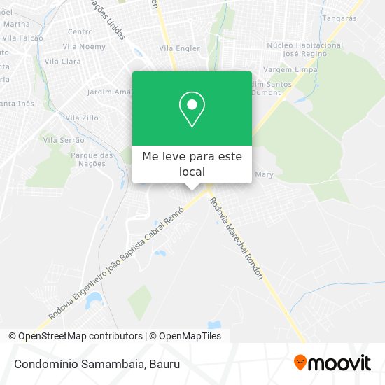 Condomínio Samambaia mapa