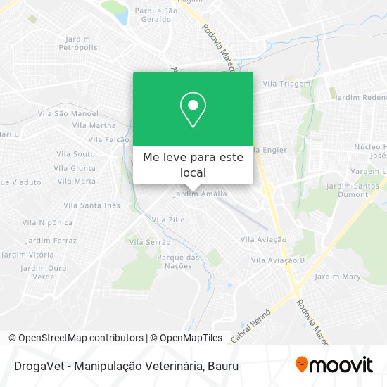 DrogaVet - Manipulação Veterinária mapa