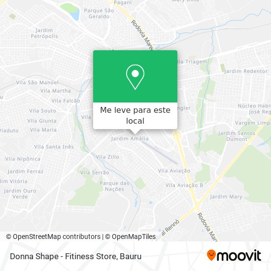Donna Shape - Fitiness Store mapa
