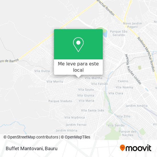 Buffet Mantovani mapa