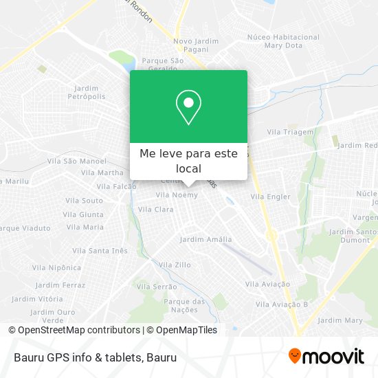 Bauru GPS info & tablets mapa