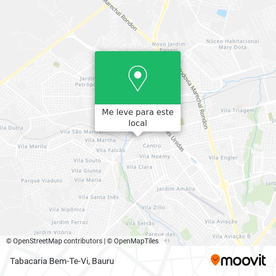 Tabacaria Bem-Te-Vi mapa