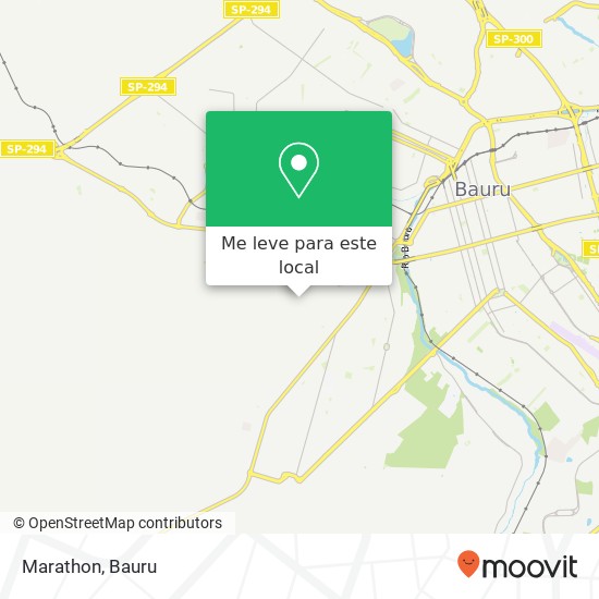 Como chegar até Marathon em Bauru de Ônibus?