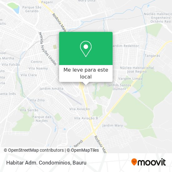 Habitar Adm. Condominios mapa