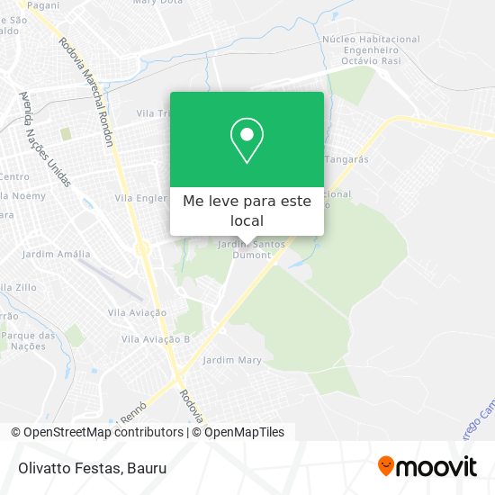 Olivatto Festas mapa