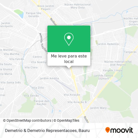 Demetrio & Demetrio Representacoes mapa