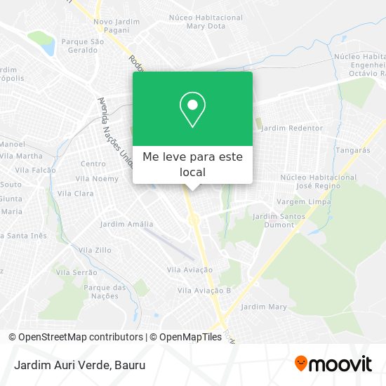 Jardim Auri Verde mapa
