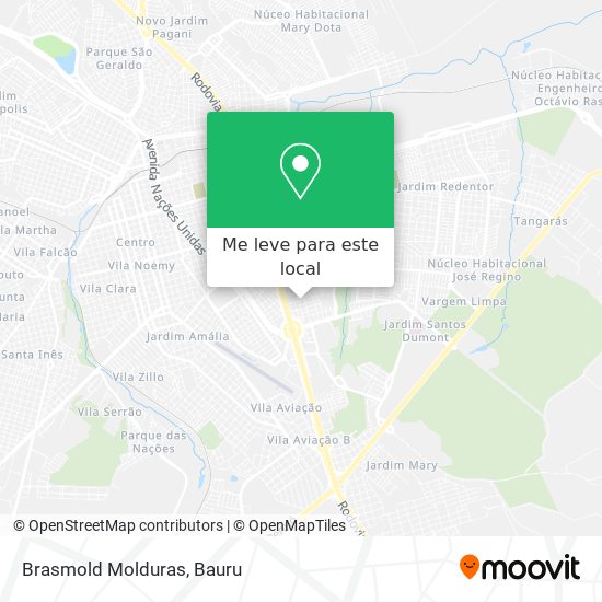 Brasmold Molduras mapa