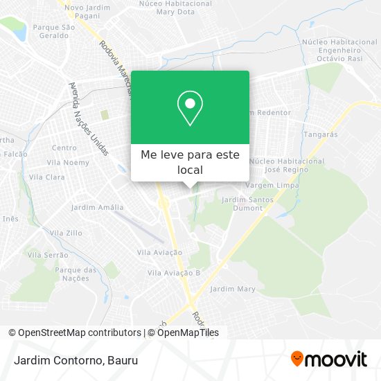 Jardim Contorno mapa